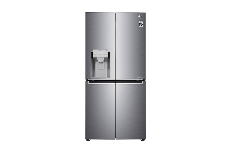 LG Frigorifero Multidoor Slim | Classe E, 506L | Wi-Fi, Dispenser con allaccio, Door & Linear Cooling, No frost | Inox, GML844PZKZ