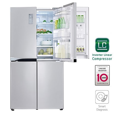 Lg Frigorifero combinato Gbbs727cmb Argento