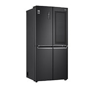 LG Frigorifero Multidoor Slim InstaView Door-in-Door | Classe E, 530L | Wi-Fi, Door & Linear Cooling, No frost | Nero, GMQ844MC5E