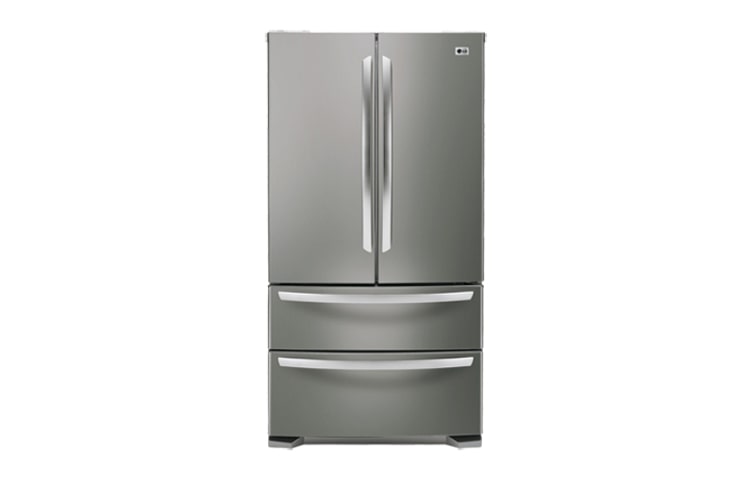 Vista frontale di LG 4 Porte: compressore lineare GR-B21AUNAV