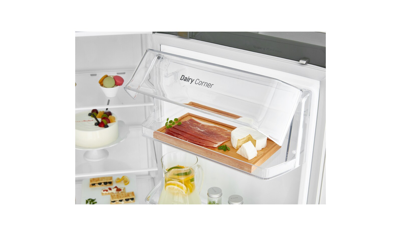LG Frigorifero Side by Side, Total No Frost, Display esterno LED, GSB360BASZ