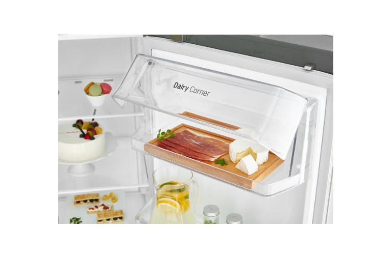 LG Frigorifero Side by Side, Total No Frost, Display esterno LED, GSB360BASZ