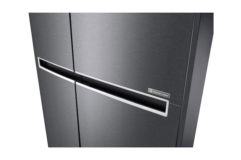 LG Frigorifero Side-By-Side Classe energetica F Display esterno LED, GSB470BASZ