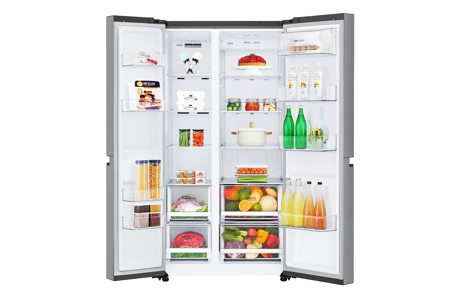 LG Frigorifero Smart Side-By-Side Classe energetica F, GSB760PZXV
