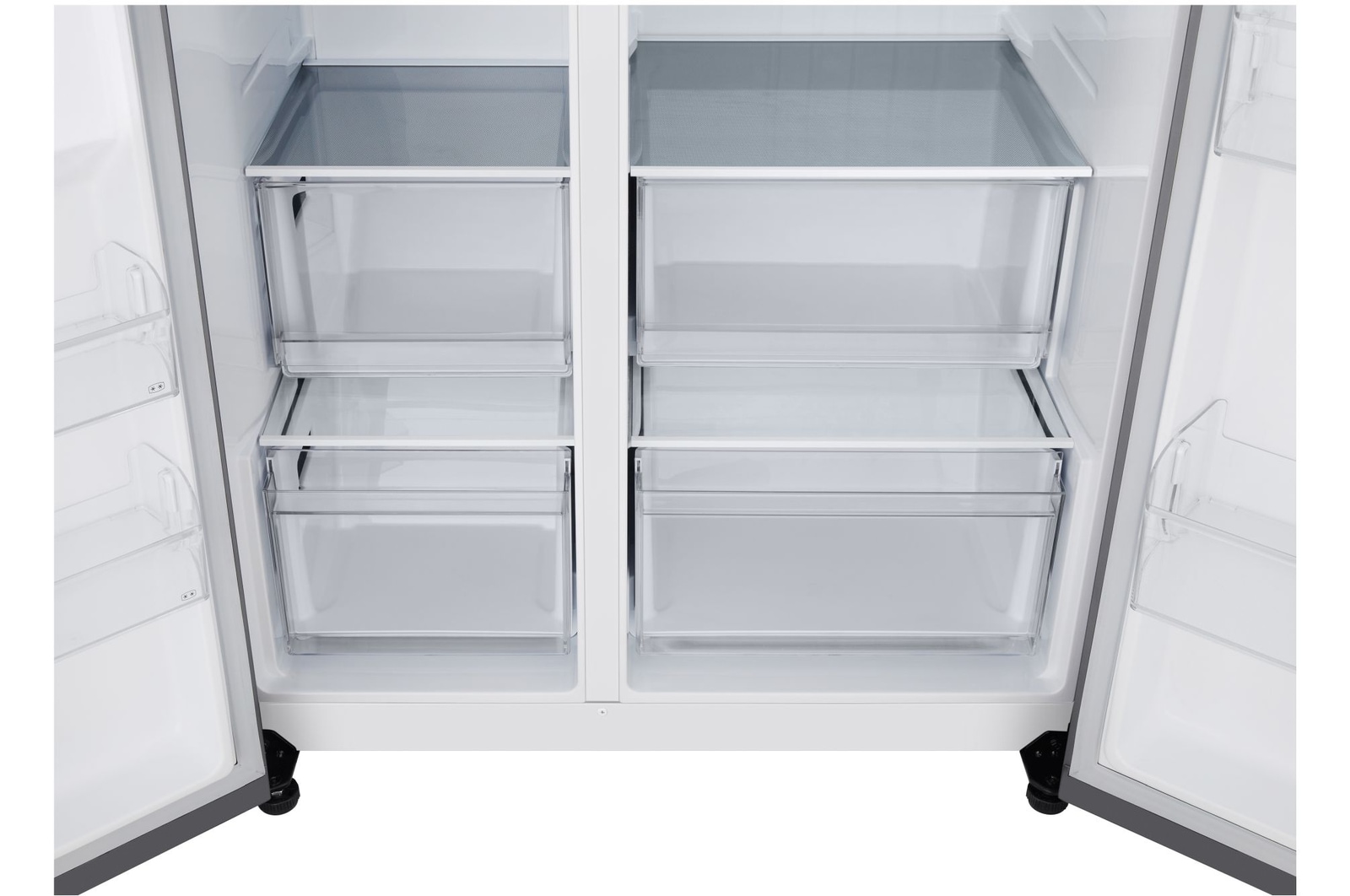 Dettaglio dei cassetti del frigo