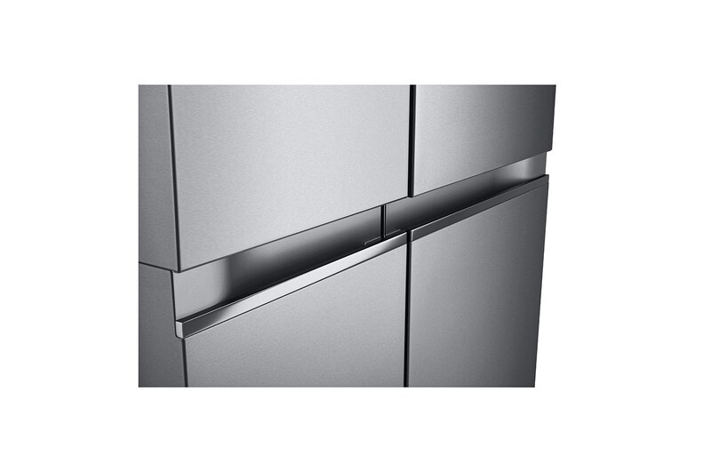 LG Frigorifero Side-by-Side | Classe F, 655L | Door & Linear Cooling, No frost, Compressore Smart Inverter | Grafite, GSBV70DSTM