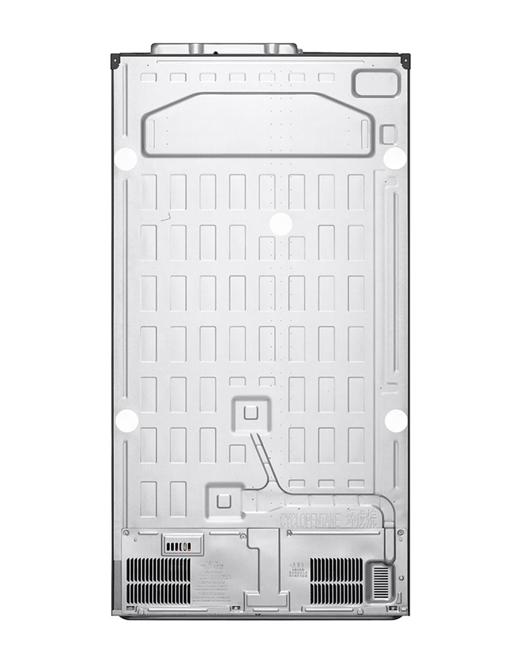 LG Frigorifero Side-by-Side | Classe F, 655L | Door & Linear Cooling, No frost, Compressore Smart Inverter | Inox, GSBV70PZTM