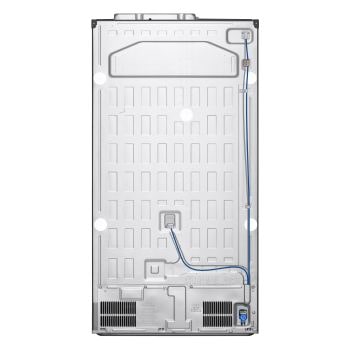 Vista posteriore con pannello di protezione e griglie del Frigorifero Side-by-Side LG GSGV81EPLL
