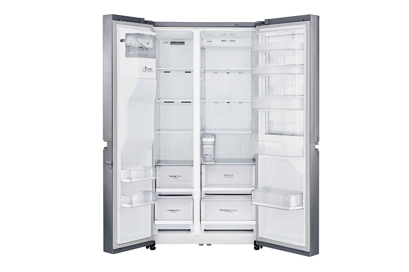 LG Frigorifero Side-By-Side Mega capacità Classe energetica F Door-in-Door™ No allaccio rete idrica, GSJ461DIDV