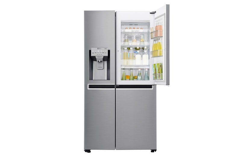 LG Frigorifero Side-By-Side Mega capacità Classe energetica F Door-in-Door™ Allaccio rete idrica, GSJ960PZBZ