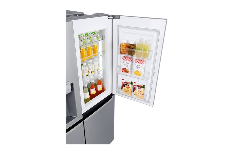 LG Frigorifero Side-By-Side Mega capacità Classe energetica F Door-in-Door™ Allaccio rete idrica, GSJ960PZBZ