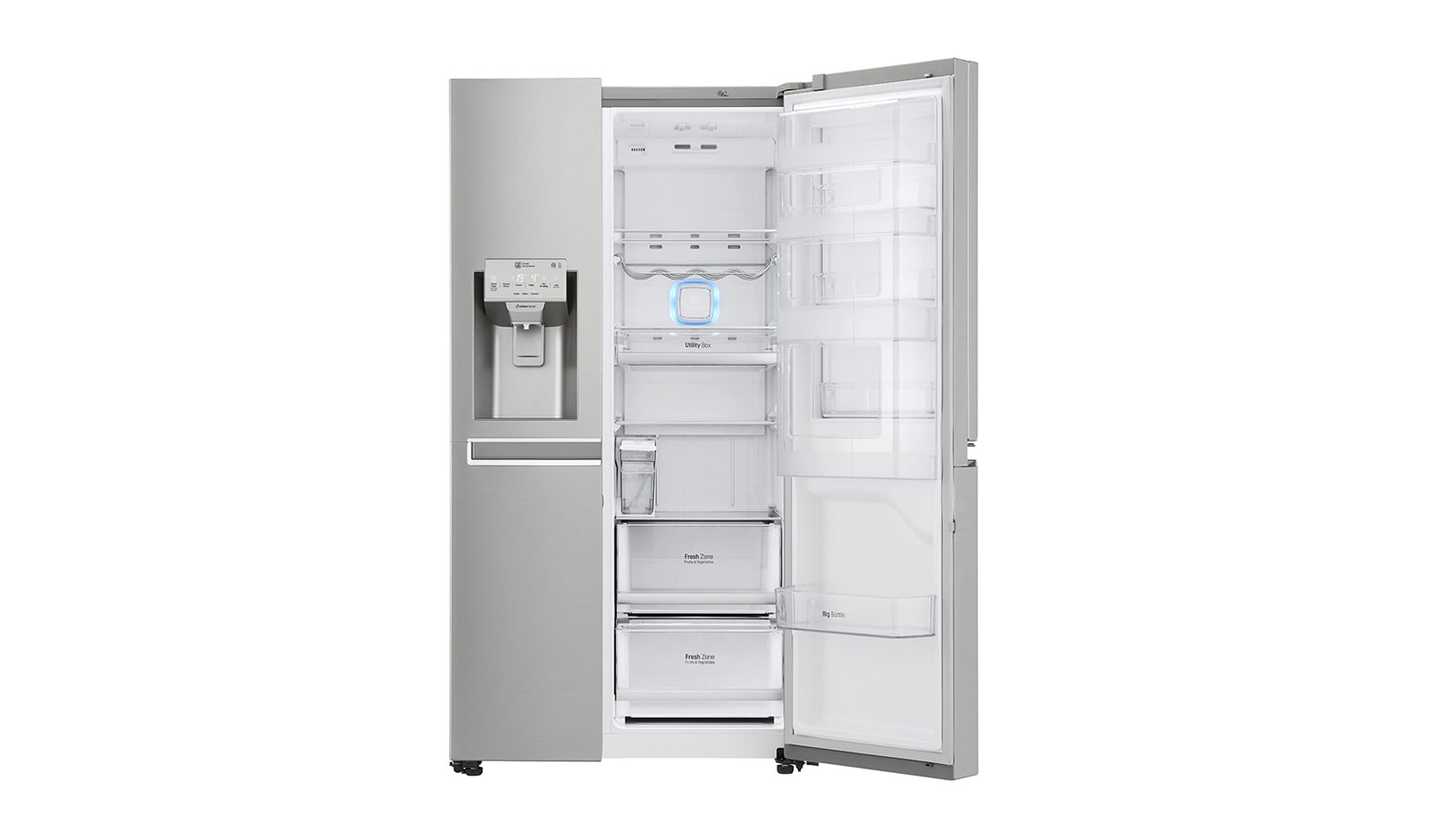 LG Frigorifero Side-By-Side Mega capacità  Door-in-Door™ No allaccio rete idrica, GSJ961NSBZ