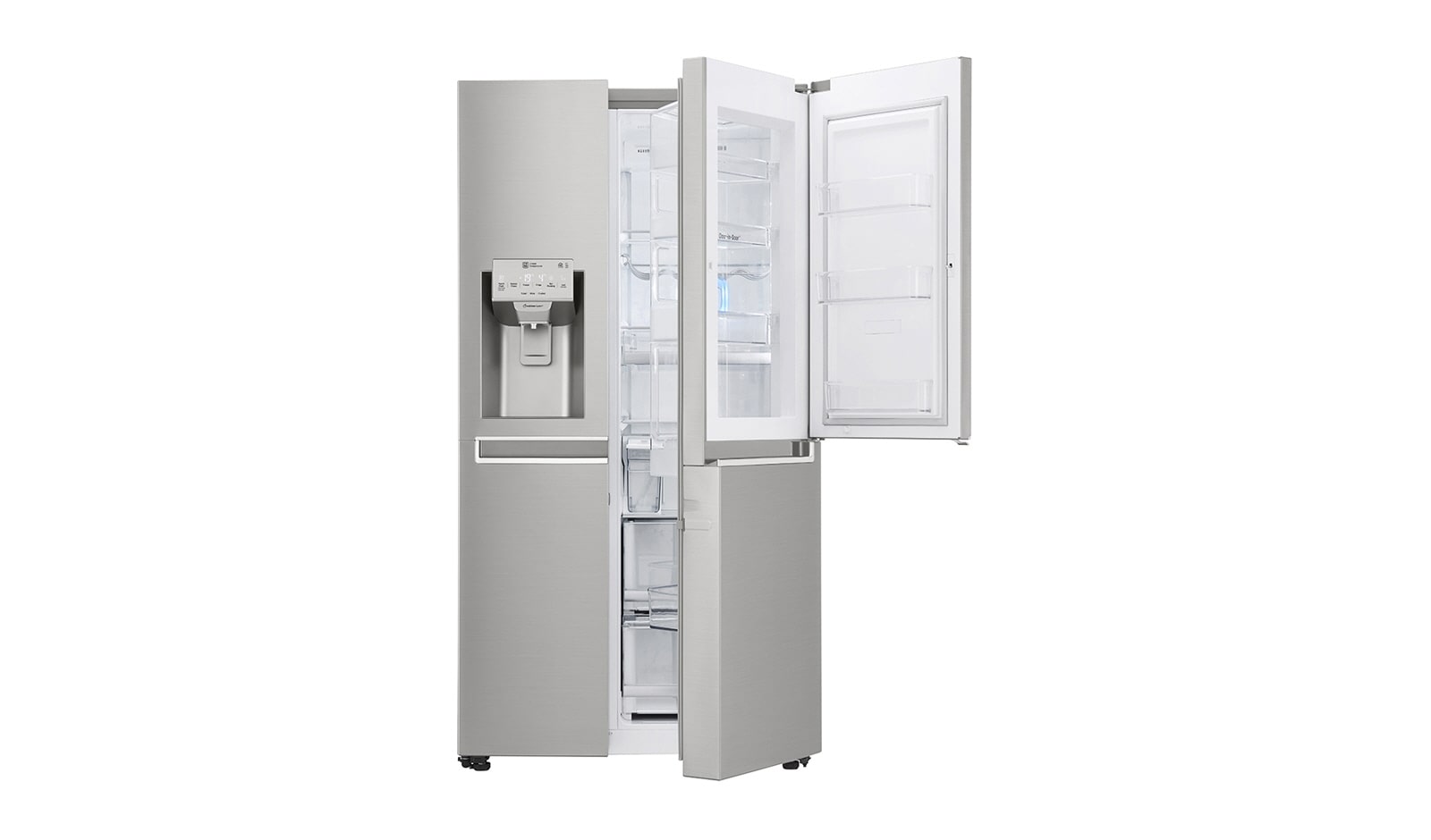 LG Frigorifero Side-By-Side Mega capacità  Door-in-Door™ No allaccio rete idrica, GSJ961NSBZ