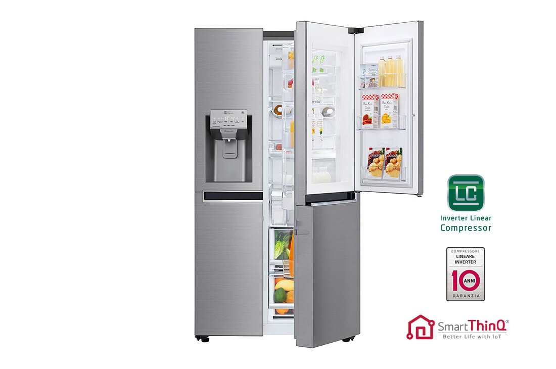 LG Frigorifero Smart SidebySide Classe energetica F DoorinDoor™ GSJ961PZVZ LG IT