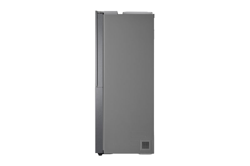 LG Frigorifero Side-by-Side Door-in-Door | Classe F, 634L | Dispenser senza allaccio, No frost, Compressore Lineare | Grigio, GSJV31DSXF