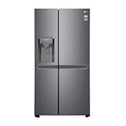 Frigorifero Side-by-Side Door-in-Door | Classe F, 634L | Dispenser senza allaccio, Linear Cooling, No frost | Grigio