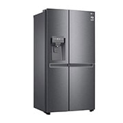 LG Frigorifero Side-by-Side Door-in-Door | Classe F, 634L | Dispenser senza allaccio, No frost, Compressore Lineare | Grigio, GSJV31DSXF