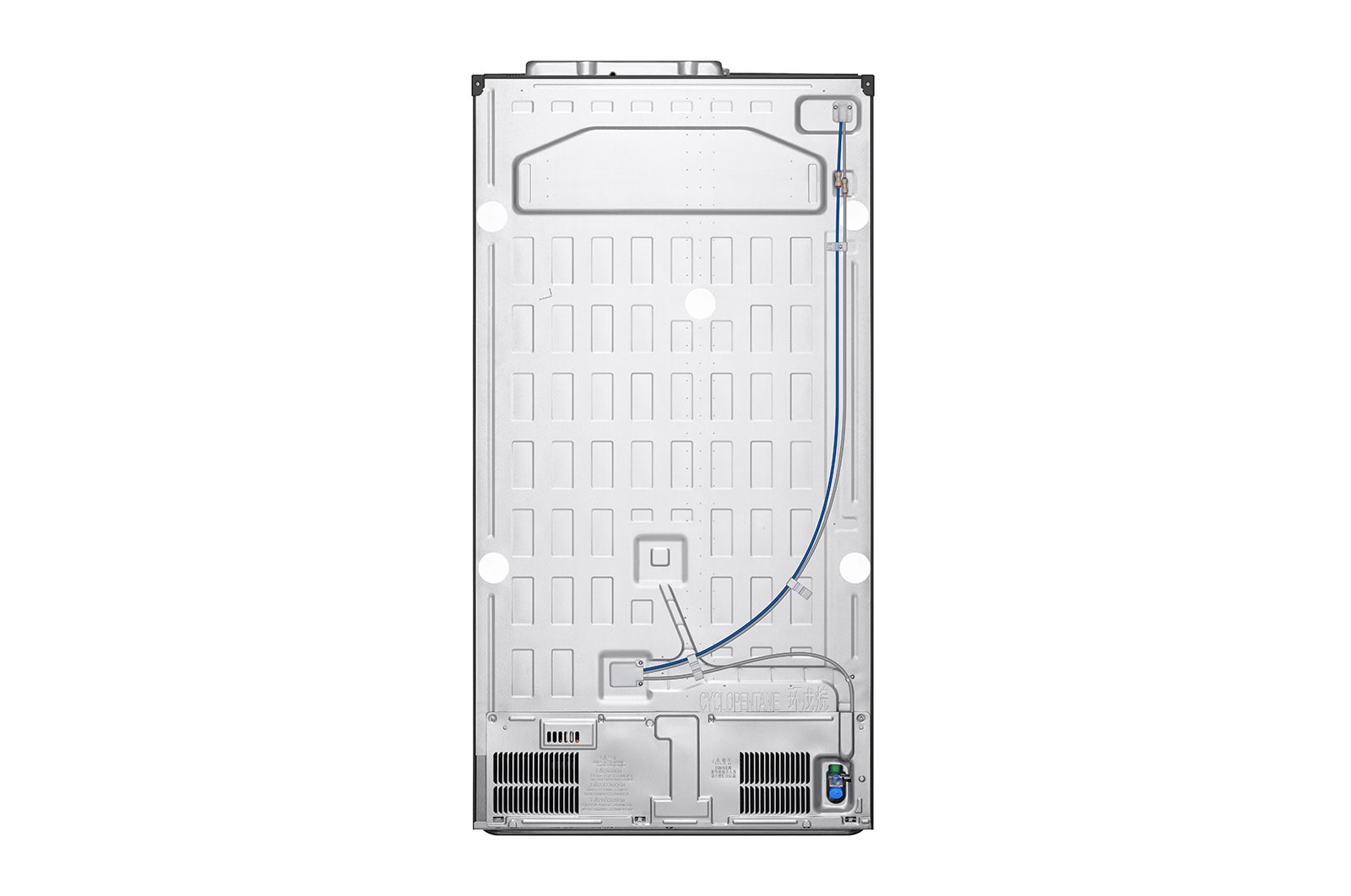 LG Frigorifero Side-by-Side Door-in-Door | Classe F, 635L | Wi-Fi, Dispenser con allaccio, Door&Linear Cooling, No frost | Nero, GSJV70WBTF