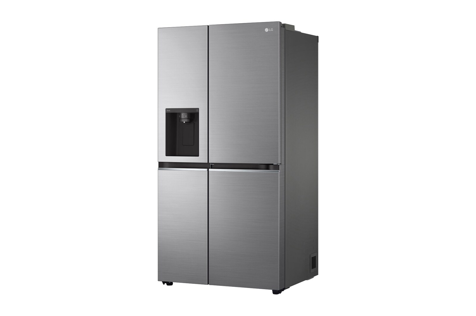 LG Frigorifero Side-by-Side Door-in-Door | Classe F, 635L | Wi-Fi, Dispenser senza allaccio, No frost | Inox, GSJV71PZTF