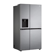 LG Frigorifero Side-by-Side Door-in-Door | Classe F, 635L | Wi-Fi, Dispenser senza allaccio, No frost | Inox, GSJV71PZTF