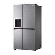 LG Frigorifero Side-by-Side Door-in-Door | Classe F, 635L | Wi-Fi, Dispenser senza allaccio, No frost | Inox, GSJV71PZTF