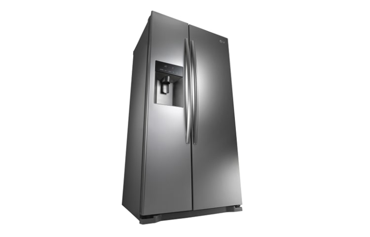 LG Frigorifero Side-by-Side Total No Frost in  con il 20% di risparmio energetico e Compressore Lineare Inverter garantito 10 anni., GSL325PZCV