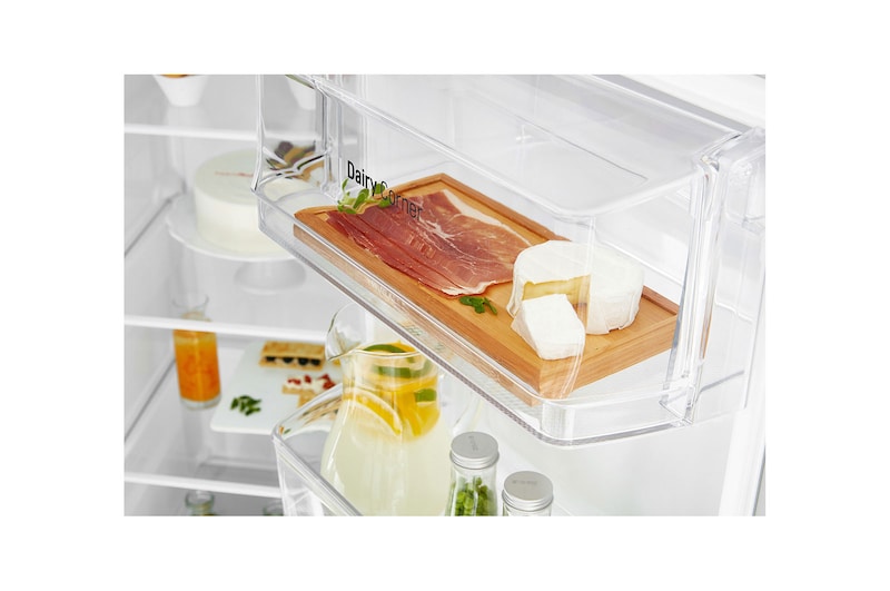 LG Frigorifero Side-By-Side Classe energetica F Allaccio rete idrica Display esterno LED, GSL360ICEZ