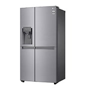 LG Frigorifero Side-by-Side | Classe F, 625L | No frost con Multi Air Flow, Dispenser senza allaccio, Lineare Inverter | Inox, GSL481PZXZ