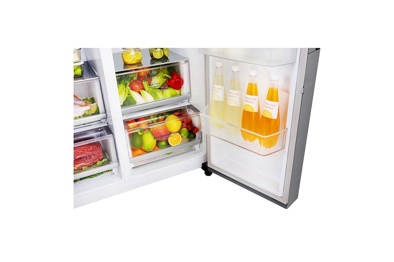 LG Frigorifero Side-by-Side Classe energetica F, GSL960PZUZ