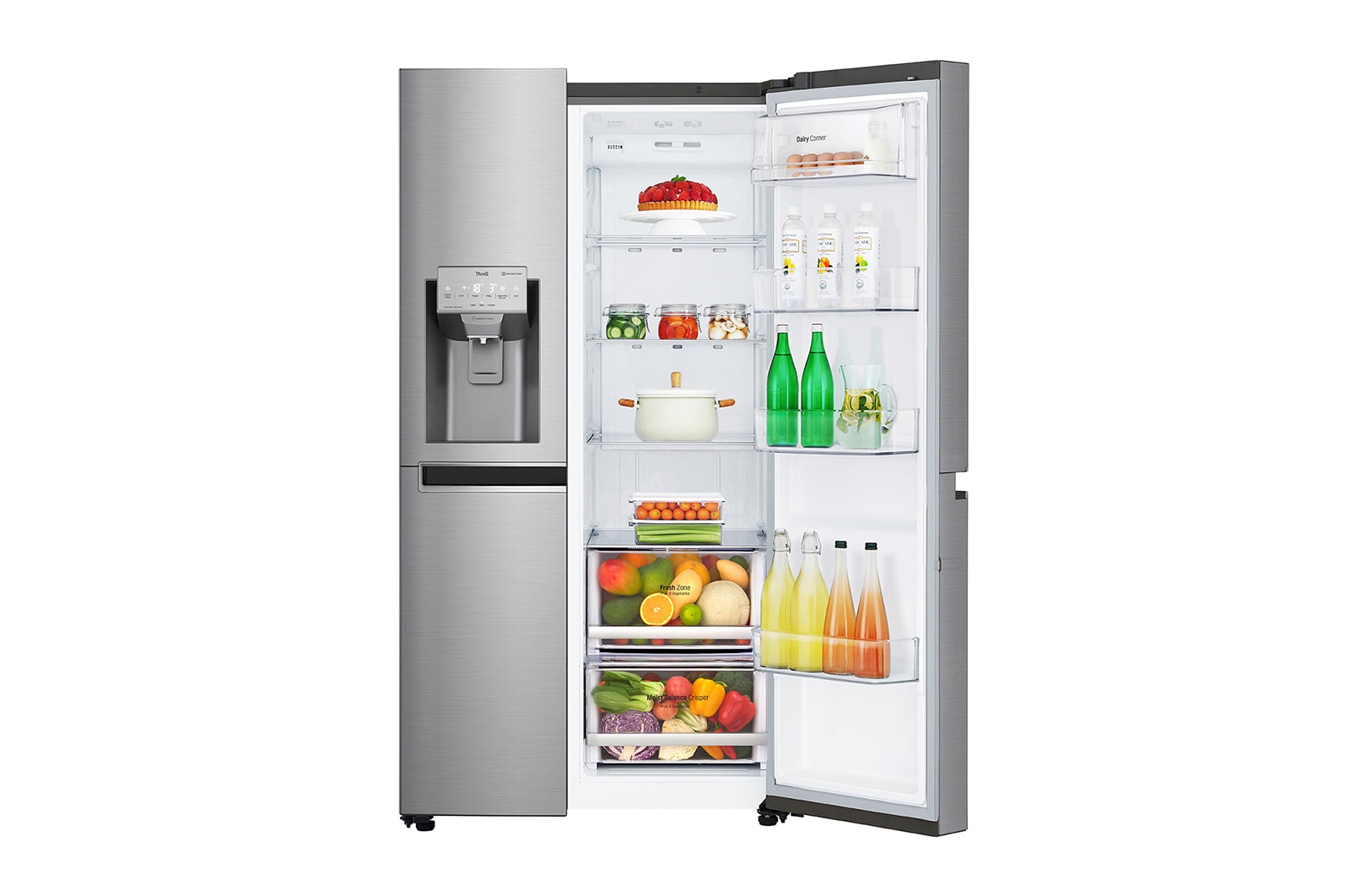 LG Frigorifero Side-by-Side Classe energetica F, GSL960PZUZ