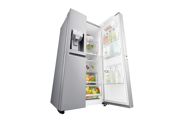 LG Frigorifero Side-By-Side Centum System™ Classe energetica A+++ -10% No allaccio rete idrica, GSL961NEAX