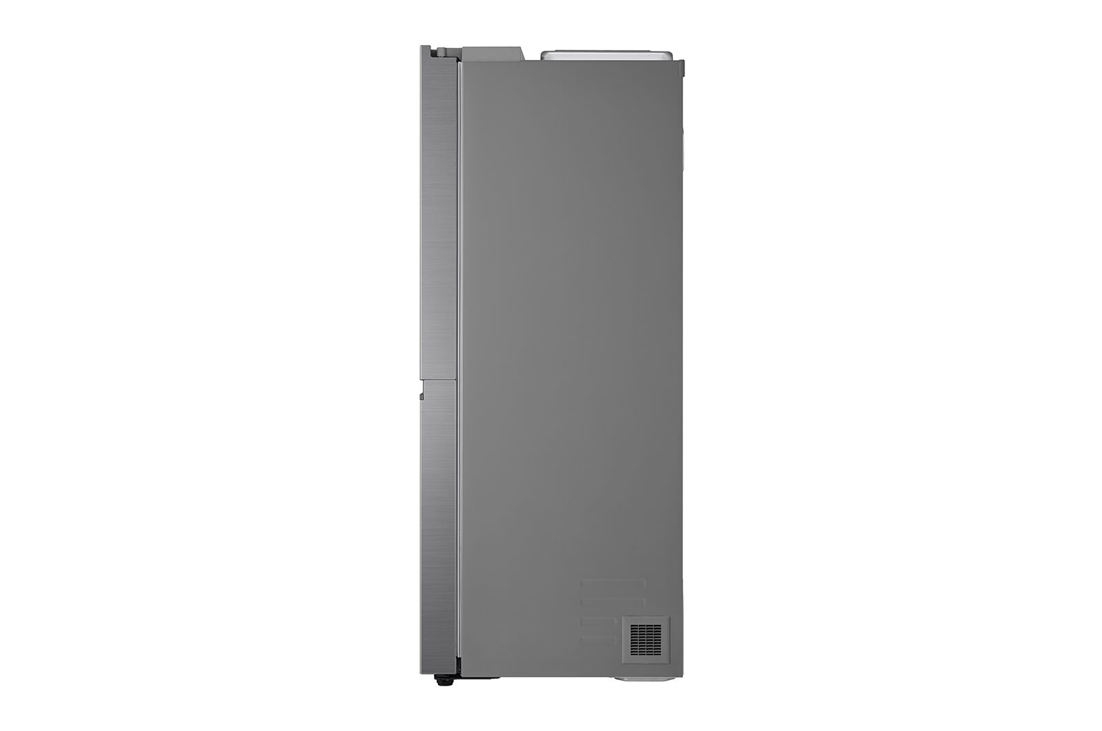 LG Frigorifero Side-by-Side | Classe F, 635L | No frost con Multi Air Flow, Dispenser senza allaccio | Inox, GSLV51PZXM