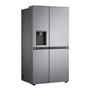 LG Frigorifero Side-by-Side | Classe F, 635L | No frost con Multi Air Flow, Dispenser senza allaccio | Inox, GSLV51PZXM