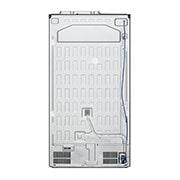 LG Frigorifero Side-by-Side | Classe F, 635L | No frost con Multi Air Flow, Dispenser senza allaccio | Inox, GSLV51PZXM