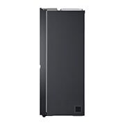 LG Frigorifero Side-by-Side | Classe F, 635L | Wi-Fi, Dispenser con allaccio, Door & Linear Cooling, No frost | Nero, GSLV70MCTM
