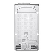 LG Frigorifero Side-by-Side | Classe F, 635L | Wi-Fi, Dispenser con allaccio, Door & Linear Cooling, No frost | Nero, GSLV70MCTM