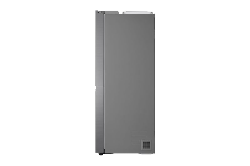 LG Frigorifero Side-by-Side | Classe F, 635L | Wi-Fi, Dispenser con allaccio, Door & Linear Cooling, No frost | Inox, GSLV70PZTM