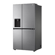 LG Frigorifero Side-by-Side | Classe F, 635L | Wi-Fi, Dispenser senza allaccio, Door & Linear Cooling, No frost | Inox, GSLV71PZTM