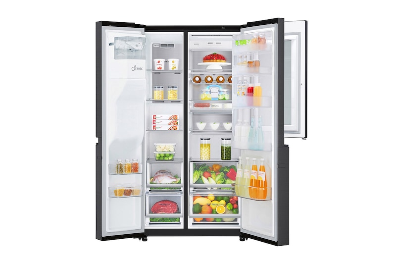 LG Frigorifero Side by side InstaView™ Door-in-Door™  Classe energetica F Display esterno Metal Fresh , GSX960MCCZ