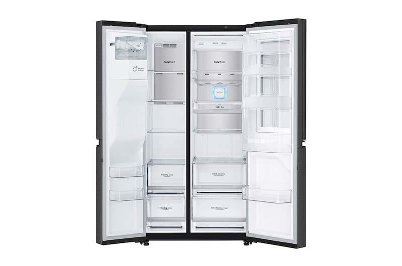 LG Frigorifero Side by side InstaView™ Door-in-Door™  Classe energetica F Display esterno Metal Fresh , GSX960MCCZ