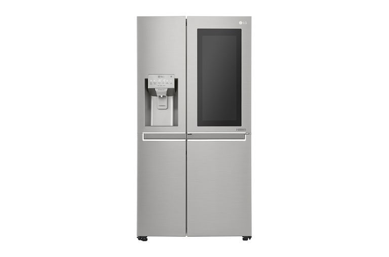 LG Frigorifero Smart Side-By-Side InstaView™ Classe energetica F Door-in-Door™ Allaccio rete idrica, GSX960NSAZ