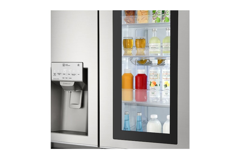 LG Frigorifero Smart Side-by-Side™ InstaView™ Classe energetica F Door-in-Door® Allaccio rete idrica, GSX960NSVZ