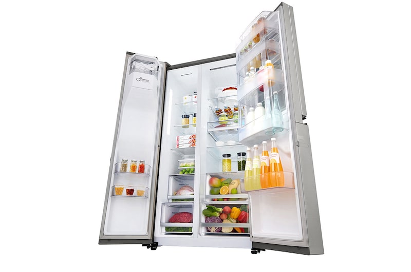 LG Frigorifero Smart Side-by-Side™ InstaView™ Classe energetica F Door-in-Door® Allaccio rete idrica, GSX960NSVZ
