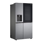 LG Frigorifero Side-by-Side InstaView Door-in-Door | Classe E, 635L | Wi-Fi, Dispenser con allaccio, No frost | Inox, GSXV80PZLE