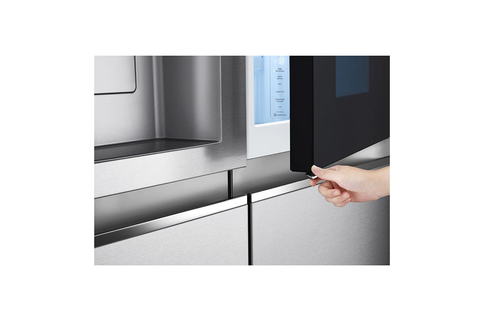 LG Frigorifero Side-by-Side con dispenser, GSXV91BSAF