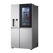 LG Frigorifero Side-by-Side InstaView Door-in-Door | Classe F, 635L | Wi-Fi, Dispenser no allaccio, UVnano, No frost | Acciaio, GSXV91MBAF