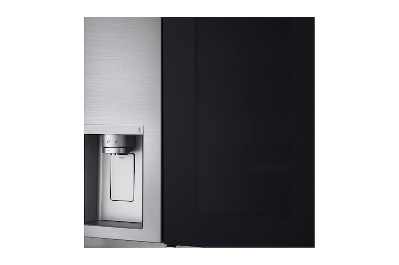 LG Frigorifero Side-by-Side InstaView Door-in-Door | Classe E, 635L | Wi-Fi, Dispenser senza allaccio, UVnano, No frost | Inox, GSXV91PZAE