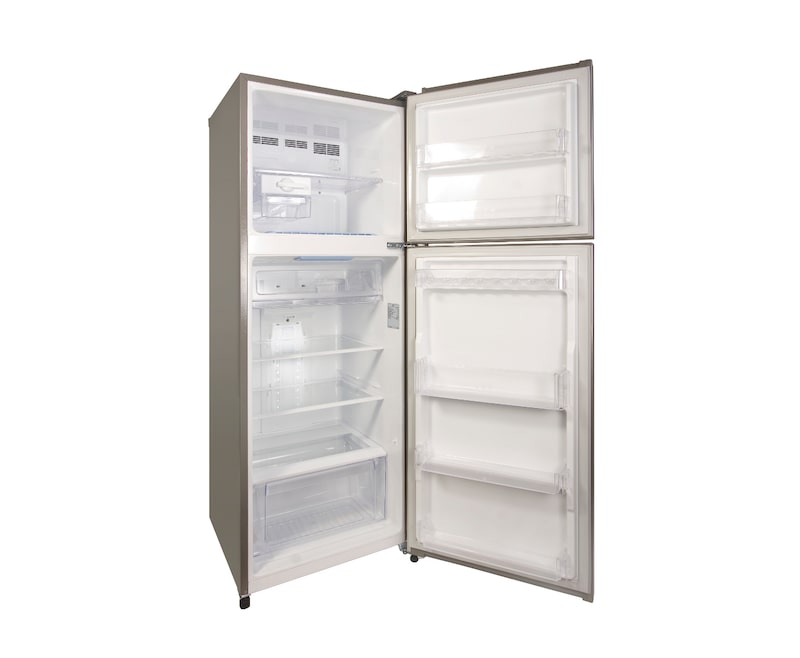 Vista frontale di Frigorifero Doppia Porta Total No Frost  con 20% di risparmio energetico. Colore Inox Pemium. GT5232PZCM