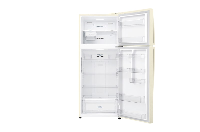 LG Frigorifero doppia porta | Classe E, 438L | Wi-Fi, Door&Linear Cooling, Gestione umidità, Maniglie esterne, No frost | Sabbia, GTB574SEHZD