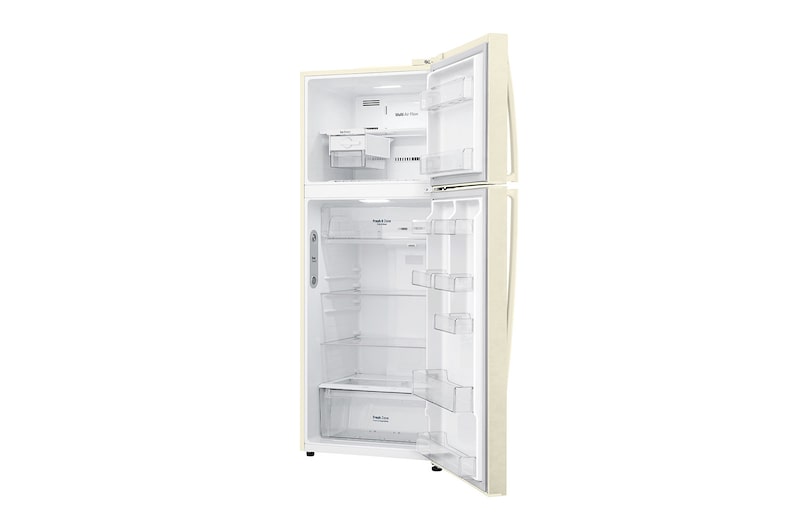 LG Frigorifero doppia porta | Classe E, 438L | Wi-Fi, Door&Linear Cooling, Gestione umidità, Maniglie esterne, No frost | Sabbia, GTB574SEHZD